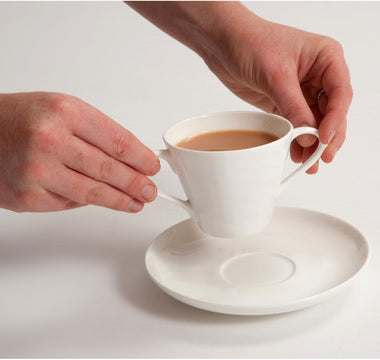 Two Handled Cup and Saucer