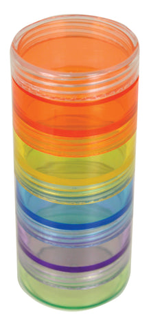 aidapt multi coloured stackable pill tower dispenser